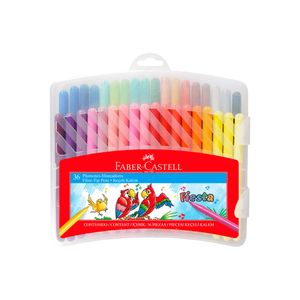 Marcadores Faber Castell, Fiesta, Surtido, 36 Piezas, 889294