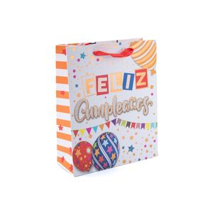 Funda regalo feliz cump ref:614b (26x32x10cm)