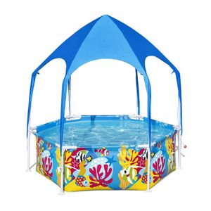 Piscina de Tubo Hexagonal Bestway, Splash-in-Shade, 183x51cm, 5618t