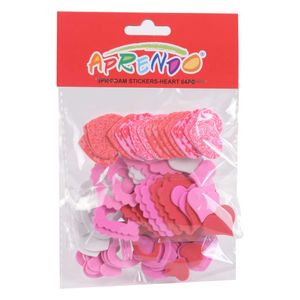 Figura de Fomix Aprendo, Corazón, Sticker, 64 Pza, EVA20266 627766