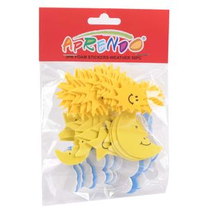 Figura de Fomix Aprendo, Clima, Sticker, 56 Pza, EVA50061 627780