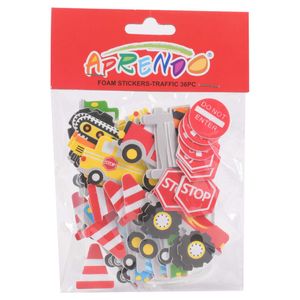 Figura de Fomix Aprendo, Tráfico, Sticker, 36 Pza, EVA50914 625403