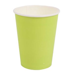 Vaso desechable verde x8 pz,ref:3335 \ ca-gre-v9c 9 oz.