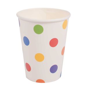 Vaso desechable blanco x8 pz.ref:3391 \ ca-mdot-v9c 9 oz.