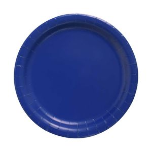 Plato desechable azul x8 pz.ref:3268 \ ca-rblue-p7c 7