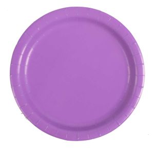 Plato desechable morado x8 pz.ref:3271 \ ca-pur-p7c 7