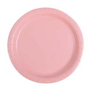Plato desechable rosado x8 pz.ref:3306 \ ca-pink-p9c 9