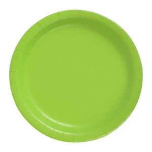 Plato desechable verde lima x8 pz.ref:3301 \ ca-gre-p9c 9