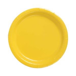 Plato desechable amarillo x8 pz.ref:3300 \ ca-yel-p9c 9