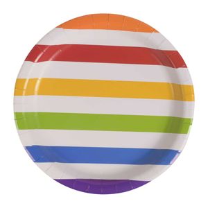 Plato desechable blanco x8 pz.ref:3296 \ ca-mst-p9c 9