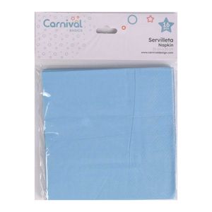 Servilleta desechable turqueza x16 pz.ref:3424 \ ca-lblue-s1c
