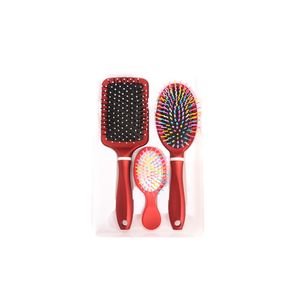 Cepillo cabello x3 pz.ref:es21834 (18.5x28.5cm)