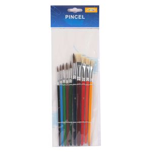 Set 10 Pinceles Aprendo, Modelos Surtidos, 20cm, cjb-2223