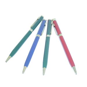 Bolígrafo Modelo Metálico Surtido, Tinta Azul, pf t \ azul (r)