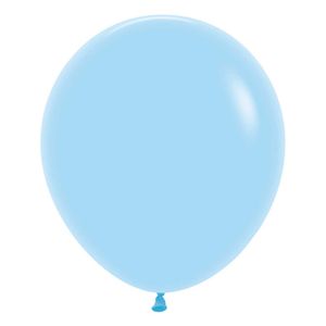 Globo pastel mate r-18 azul 640 \ 155272 x25 globos