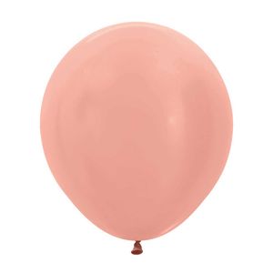 Globo metal r-18 dorado rosa 568 \ 143729 x25 globos