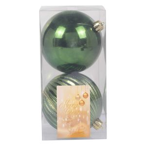 Adorno nav.bola verde x2 pz.ref:ar3 \ 1001a+134l1001 \ lg 10cm