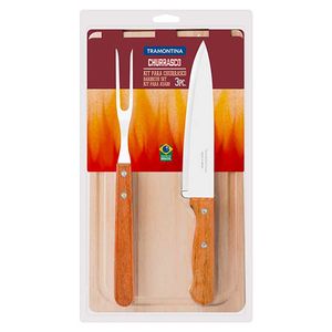 Juego para Asado Tramontina Churrasco, 3 Piezas, 39x22cm, 22399 \ 036
