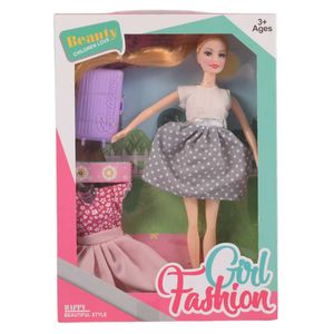 Muneca girl fashion e \ caja c \ accesorios ref:2204o0377 \ 012-ay2