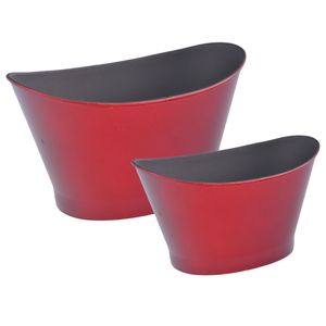 Hielera plast.roja x2 pz.ref:es25386 (22x15 \ 26.5x18cm)