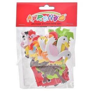 Figura de Fomix Aprendo, Granja, Sticker, 36 Pza, 62247708-C