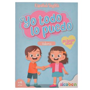 Libro para Colorear, Inglés y Español, 48 páginas, 20x28cm, sba-8304