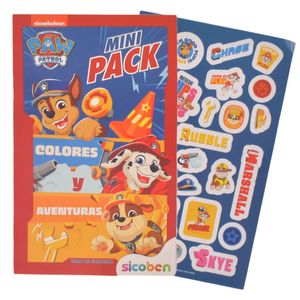 Libro para Colorear Paw Patrol, con Stickers, 11x17cm, 78051