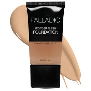 Base Líquida Palladio, Powder Finish, Tono Honey, 27ml, PFS06