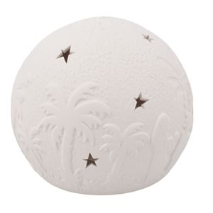 Adorno nav.bola ceramica c \ luz ref:lp003 \ xs35505-1 (12,5x12,5x10,5cm)