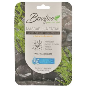 Mascarilla Facial Benéfica con Algas Marinas, 25ml, Piel Grasa, T10313