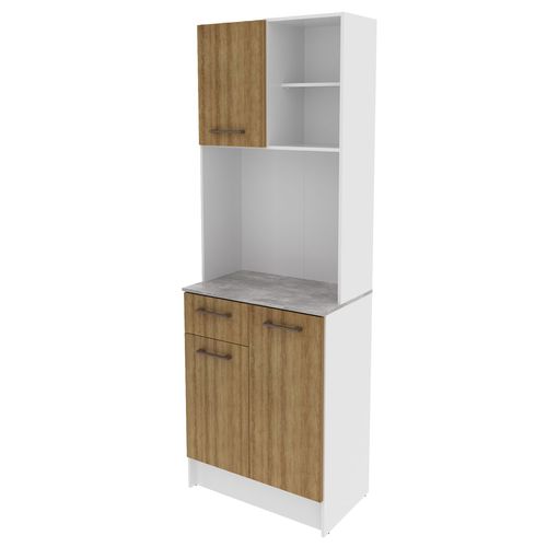 Kit Cocina Tecnomobili, 3 Puertas, 1 Cajón, 37x62x182cm, cz1019.0002