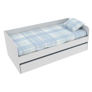 Sofá Cama, 2 pl, Blanco, No Incluye Colchón y Almohada, cm8032.0001