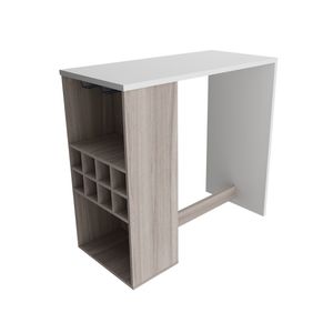 Mesa bar carvalho \ blanco ad5003.0002