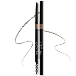 Micro Lápiz Delineador para Cejas Palladio, Medium Brown, MBR02