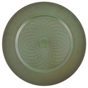 Plato base plast.green ref:pp36033pg16 (33cm)