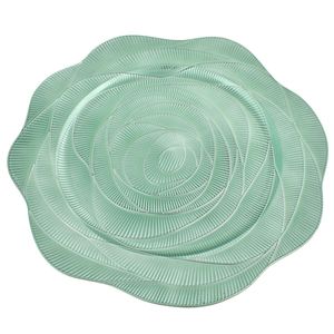 Plato base plast.green ref:pp35233eg10-green (33cm)