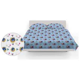 Sabana estampada sonic vintage 1,5 plz