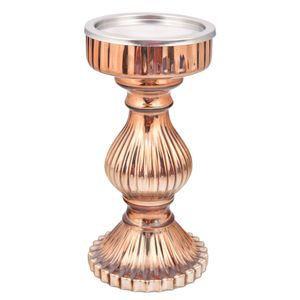 Candelabro metalico cafe ref:t156-0234 (10,2x20cm)