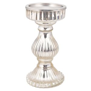 Candelabro metalico silver ref:t156-0220 (10x20cm)