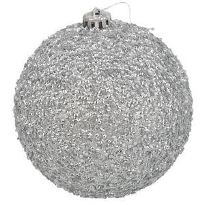 Adorno nav.bola silver ref:hm0516 (15cm)