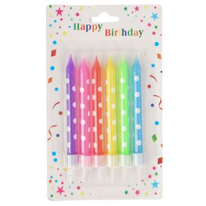 Vela cumpleanos x6 pz. ref:ep0068 \ x-1 (9 cm)