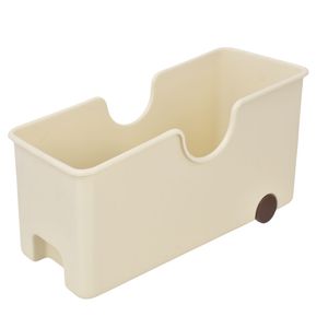 Caja plast.organizadora multiuso c \ ruedas san5210 (18.5x39x20cm)