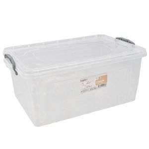 Caja plast organizadora.transp.ref:tp547 22lt