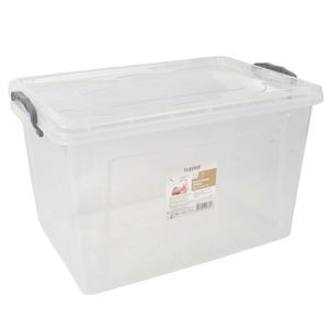 Caja plast organizadora.transp.ref:tp636 30lt