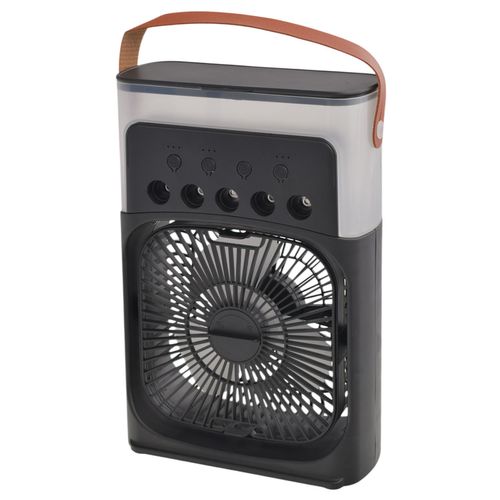 Ventilador Portatil, Enfriador, Luz, Colores Surtidos, 24x16cm, ee0053