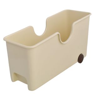 Caja plast.organizadora multiuso c \ ruedas san5209 (14.5x39x20cm)