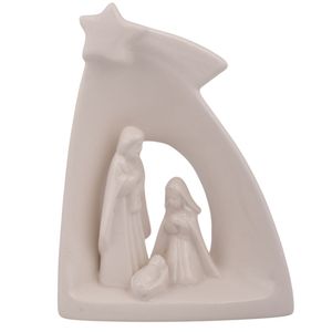 Adorno nav.nacimiento ceramica ref:ayl20191018-11 (12,5x5,6x16,7cm)