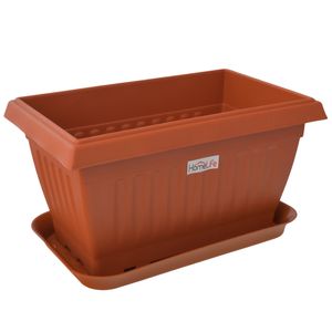 Macetero plast.rect c \ base blossom planter 3