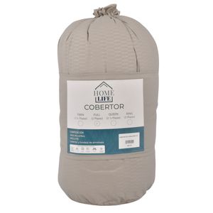 Cobertor Home Life, Twin Opals Gris, 1 ½ Plaza, 280983