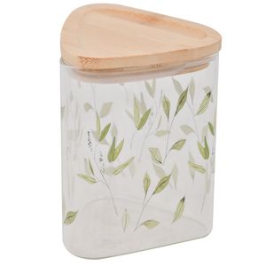 Repostero borosilicato c \ tapa bamboo ref:kh1688-3 (10x10x12.5)